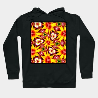 Happy Sun Flower Pattern Hoodie